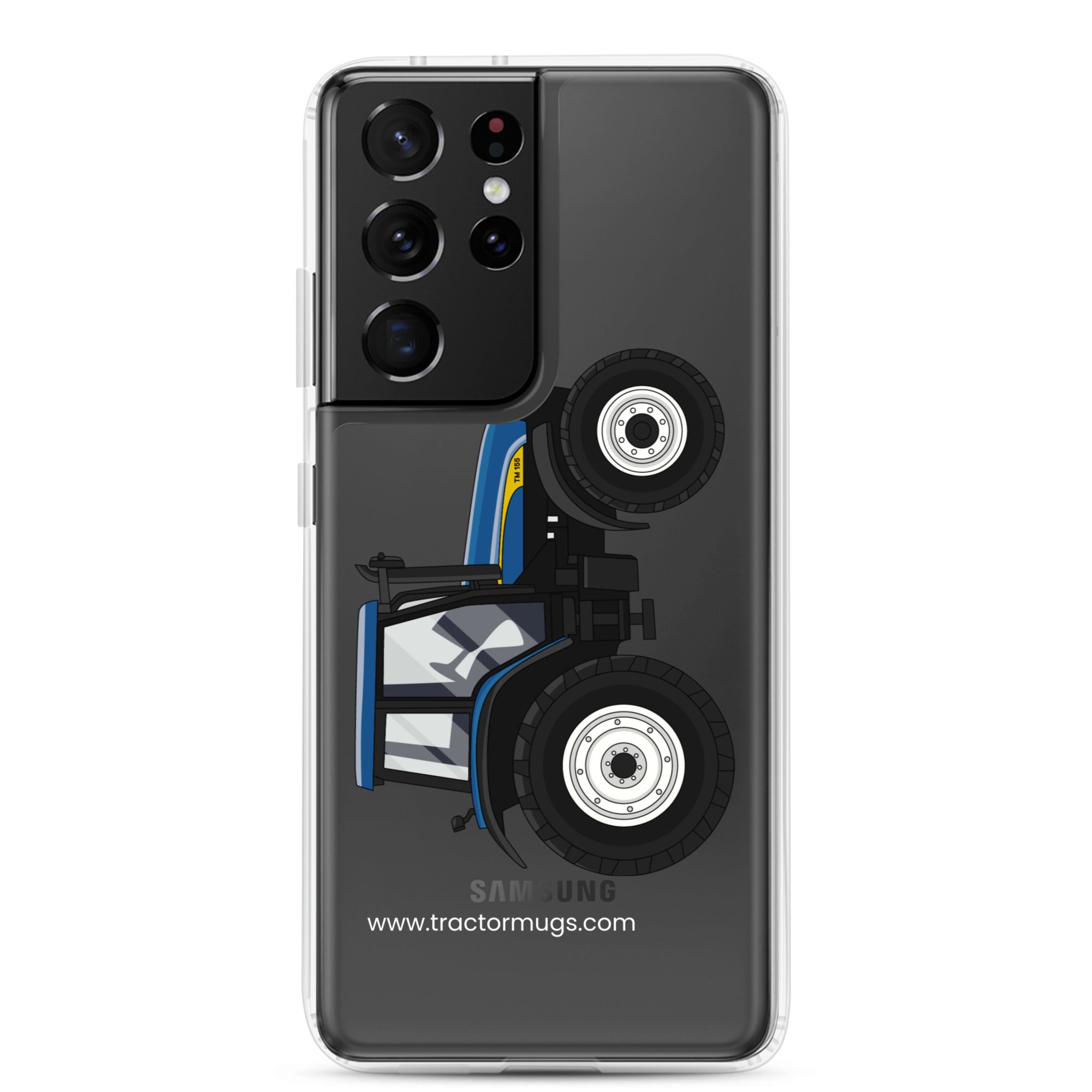 New Holland Samsung Galaxy S21 Ultra New Holland TM 155 | Clear Case for Samsung® Quality Farmers Merch