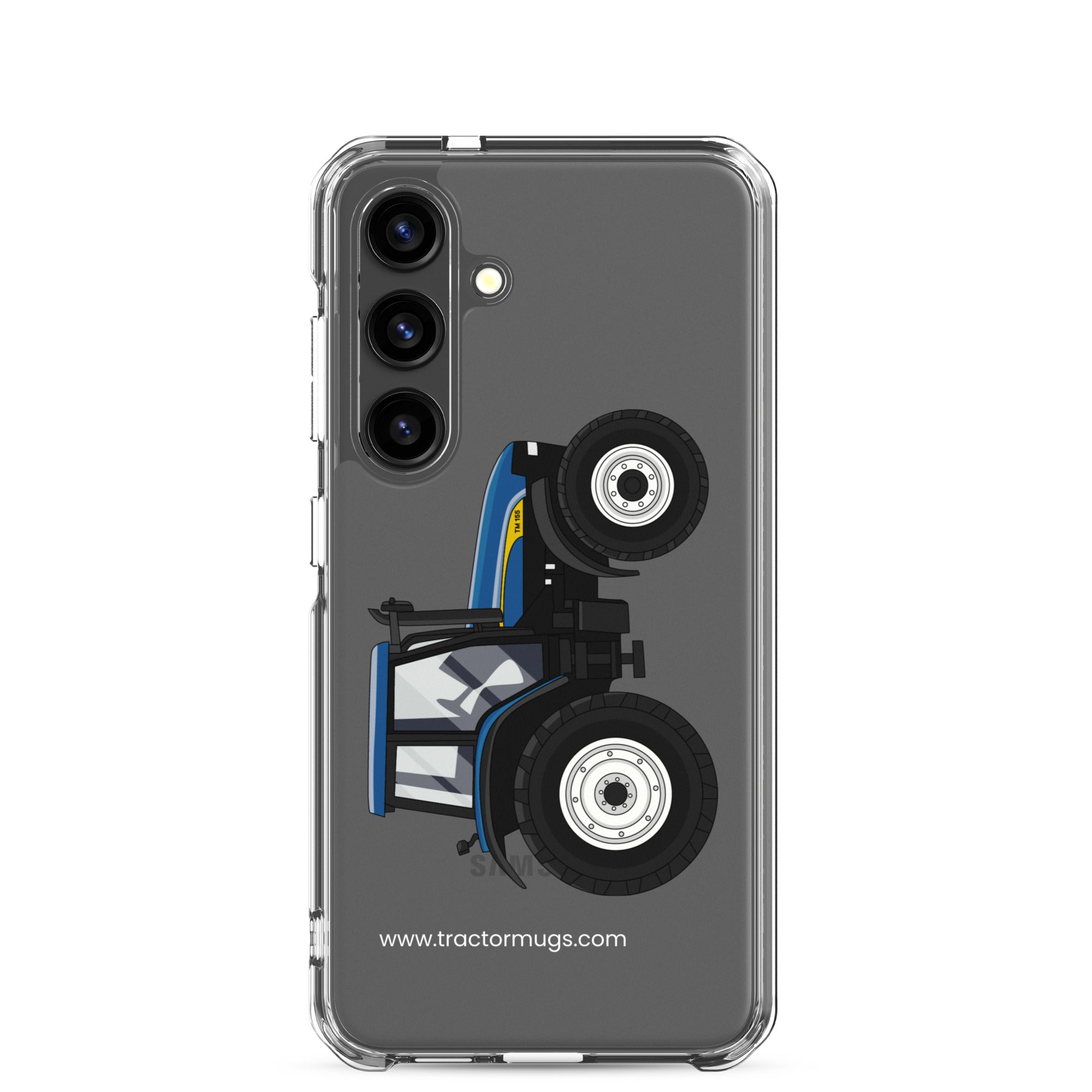 New Holland Samsung Galaxy S24 New Holland TM 155 | Clear Case for Samsung® Quality Farmers Merch