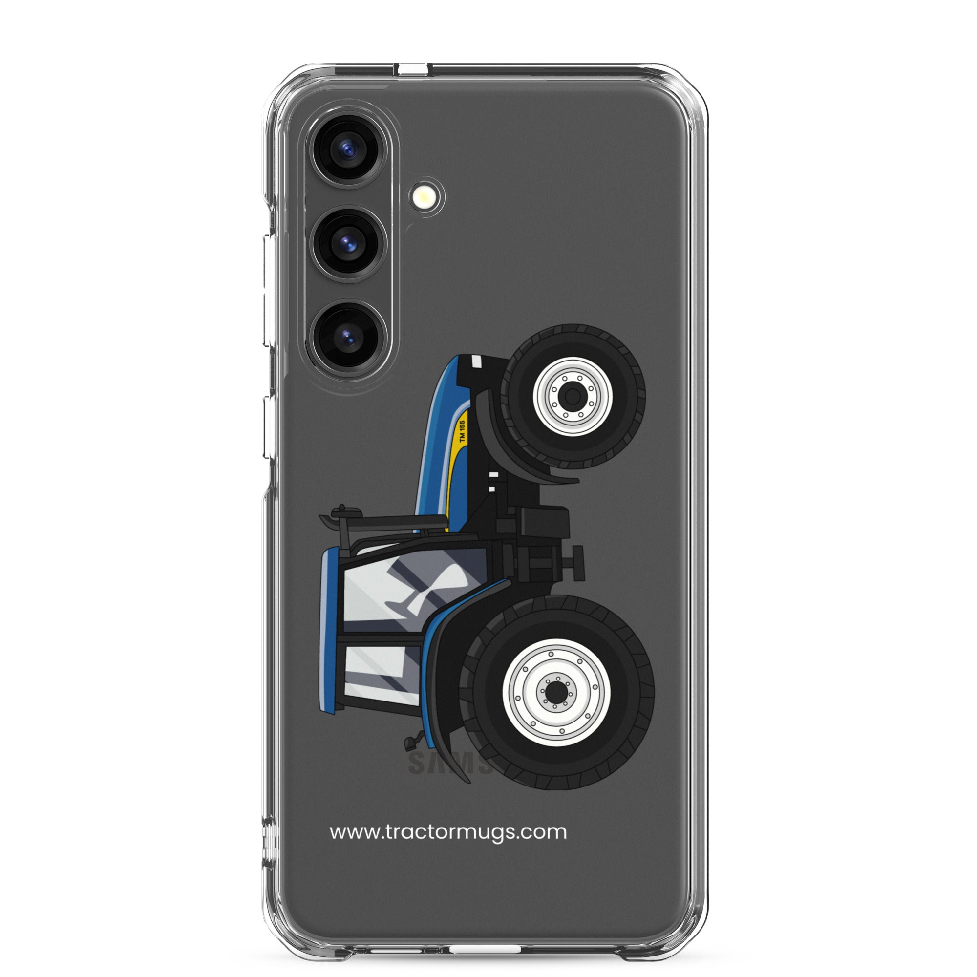 New Holland Samsung Galaxy S24 Plus New Holland TM 155 | Clear Case for Samsung® Quality Farmers Merch