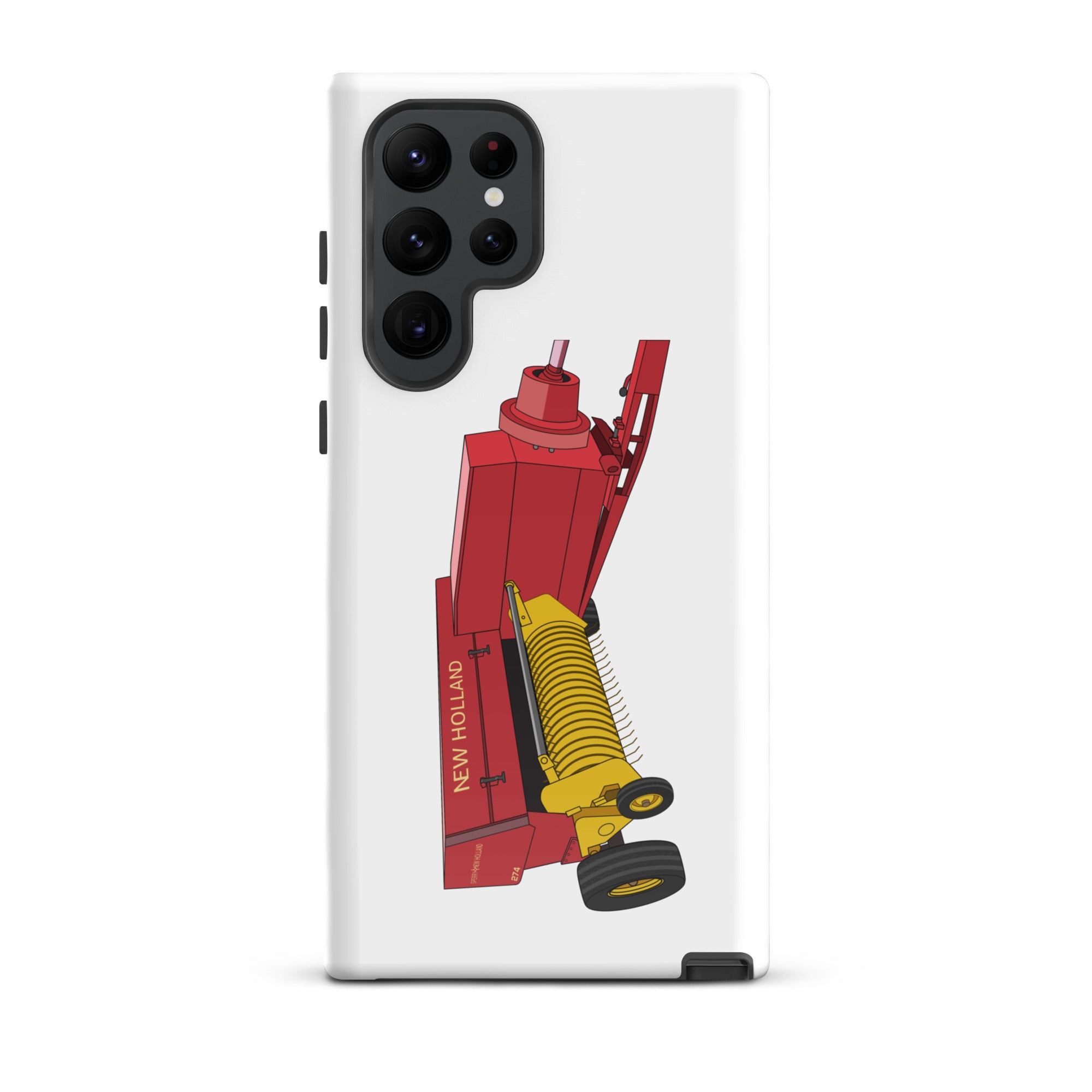 New Holland Tough case for Samsung® Samsung Galaxy S22 Ultra New Holland 274 Square Baler | Tough case for Samsung® Quality Farmers Merch