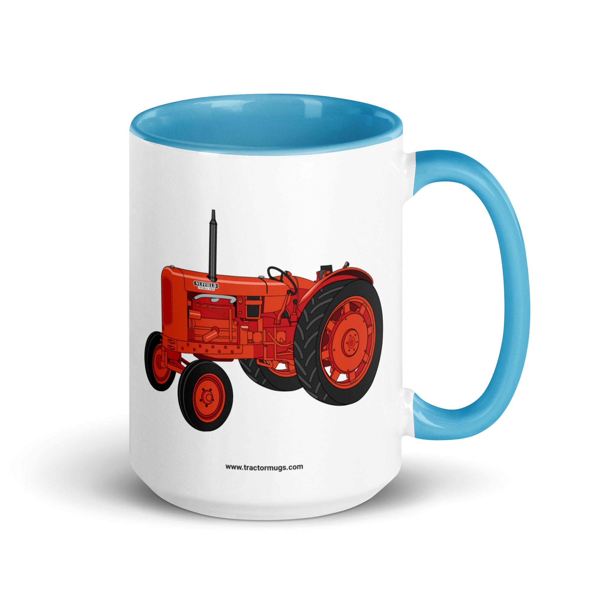 Nuffield Blue / 15 oz Nuffield Universal 4 | Mug with Color Inside Quality Farmers Merch