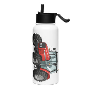 Massey Ferguson water bottle with straw – Tractor Mugs