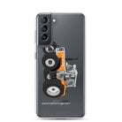 Steyr Clear Case for Samsung® Samsung Galaxy S21 Steyr SK 8130 Kommunal | Clear Case for Samsung® Quality Farmers Merch