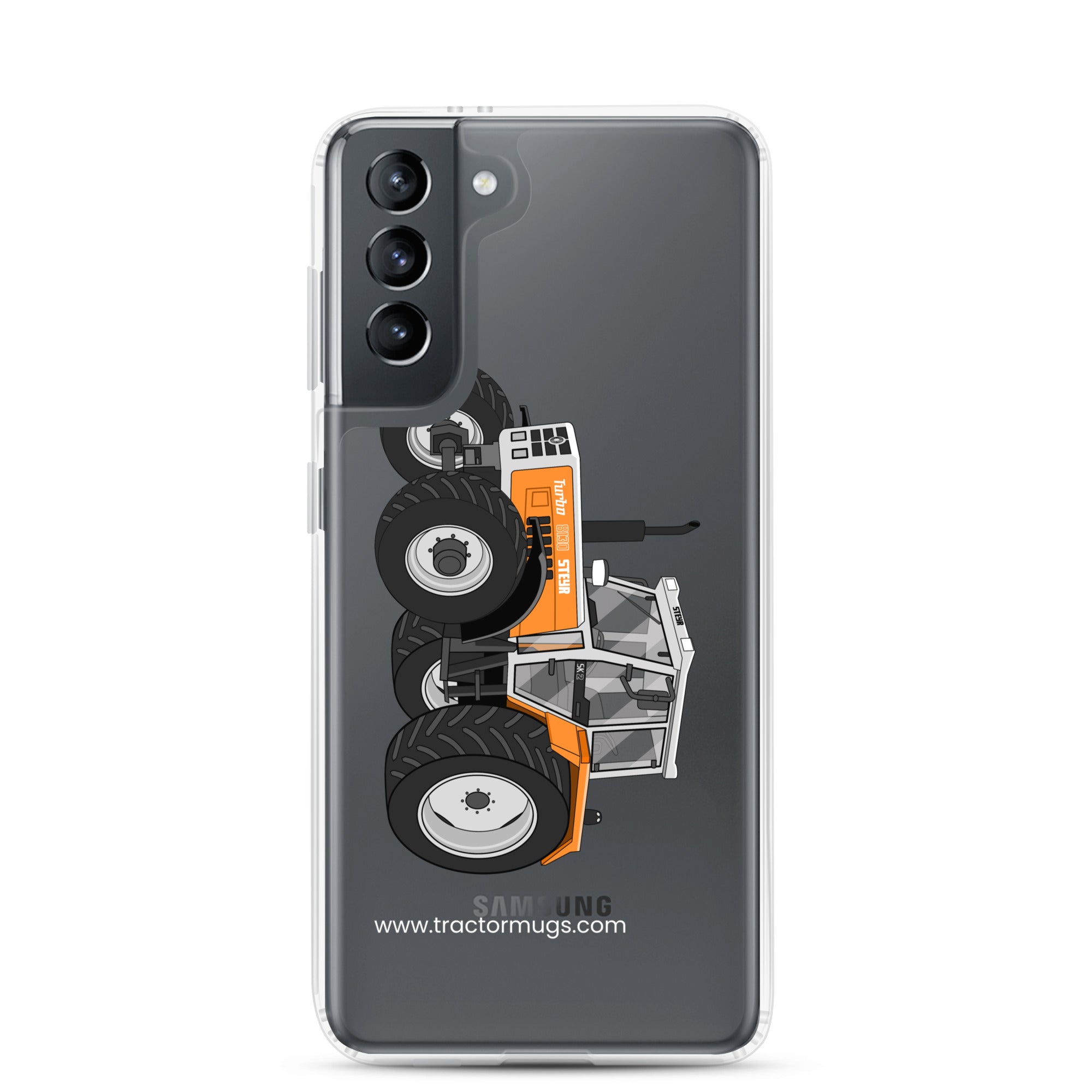 Steyr Clear Case for Samsung® Samsung Galaxy S21 Steyr SK 8130 Kommunal | Clear Case for Samsung® Quality Farmers Merch