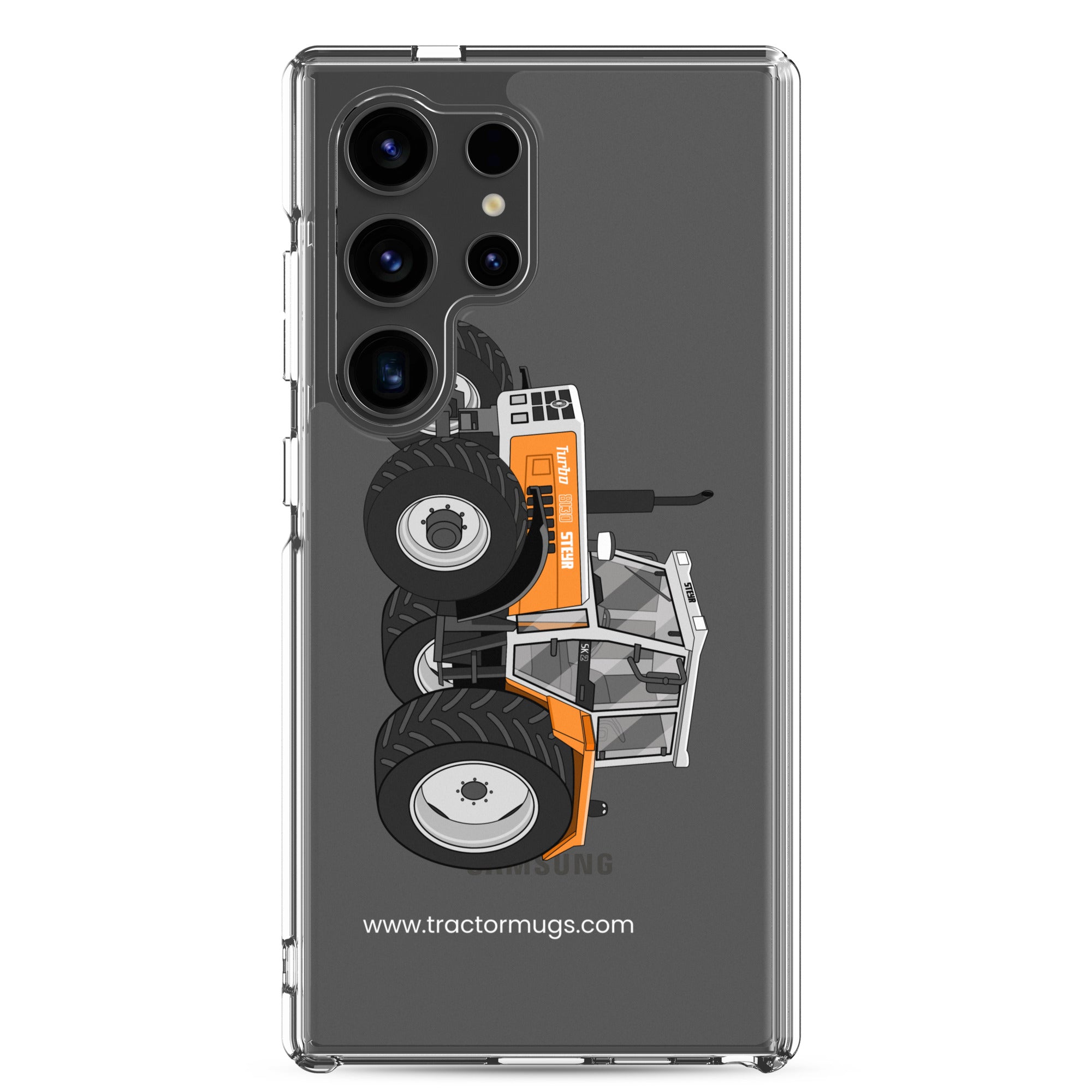 Steyr Clear Case for Samsung® Samsung Galaxy S24 Ultra Steyr SK 8130 Kommunal | Clear Case for Samsung® Quality Farmers Merch