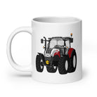 Steyr Steyr 4120 Plus | White glossy mug Quality Farmers Merch
