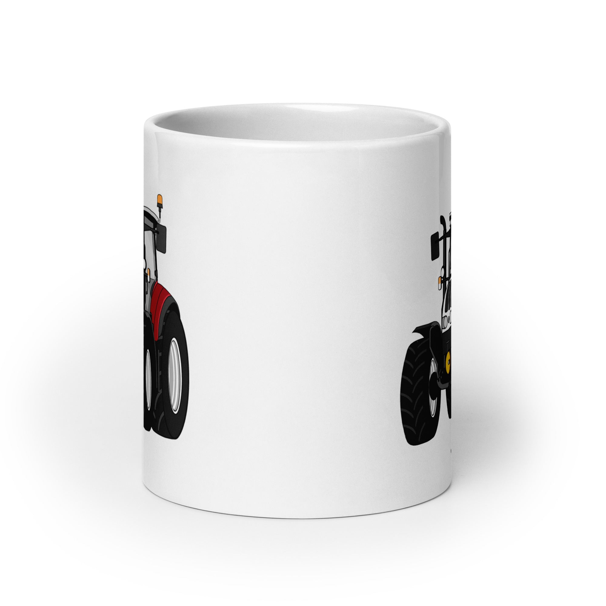 Steyr Steyr 4120 Plus | White glossy mug Quality Farmers Merch