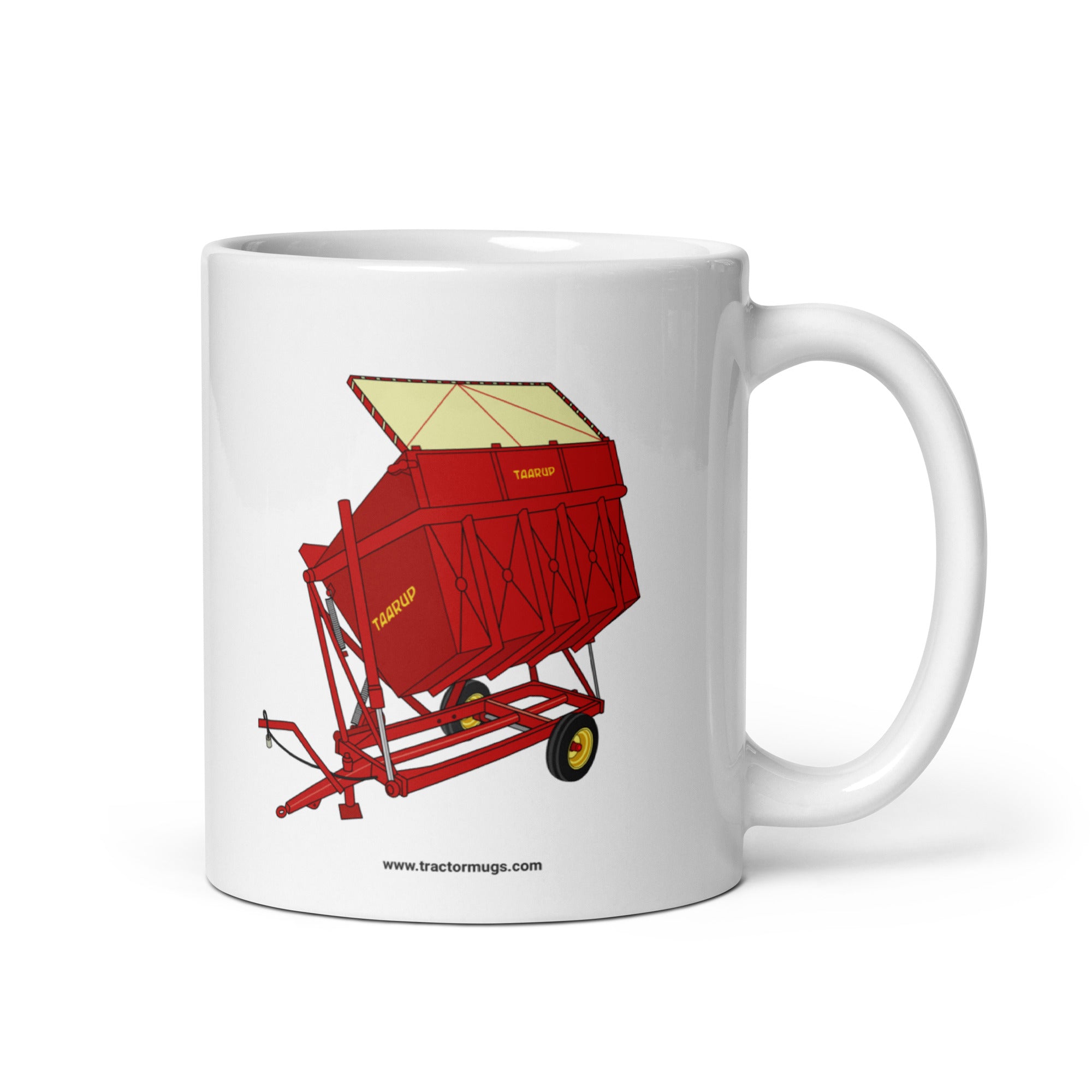 Taarup 11 oz Taarup tipvogn T3 Trailer | White glossy mug Quality Farmers Merch