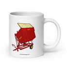 Taarup 20 oz Taarup tipvogn T3 Trailer | White glossy mug Quality Farmers Merch
