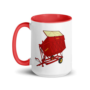 Taarup Taarup tipvogn T3 Trailer | Mug with Color Inside Quality Farmers Merch