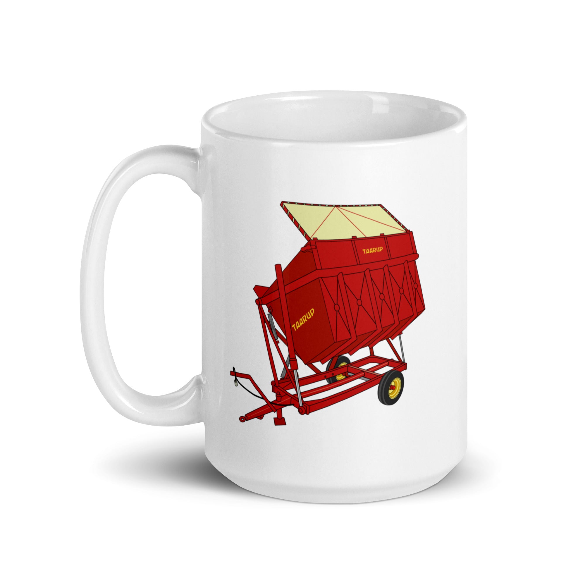 Taarup Taarup tipvogn T3 Trailer | White glossy mug Quality Farmers Merch
