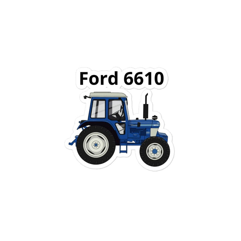 The Farmers Mugs Store 3″×3″ Ford 6610 Bubble-free stickers Quality Farmers Merch