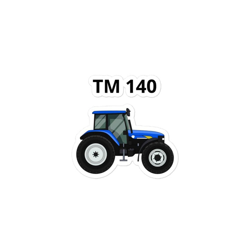 The Farmers Mugs Store 3″×3″ New Holland TM 140 Bubble-free stickers Quality Farmers Merch
