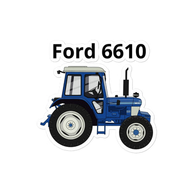 The Farmers Mugs Store 4″×4″ Ford 6610 Bubble-free stickers Quality Farmers Merch