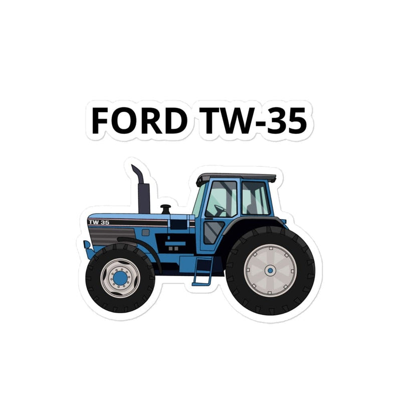 The Farmers Mugs Store 4″×4″ FORD TW 35 Bubble-free stickers Quality Farmers Merch