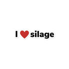 The Farmers Mugs Store 4″×4″ I Love Silage Bubble-free stickers Quality Farmers Merch