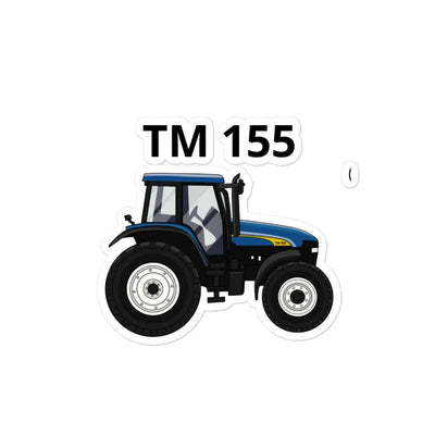 The Farmers Mugs Store 4″×4″ New Holland TM 155 Bubble-free stickers Quality Farmers Merch