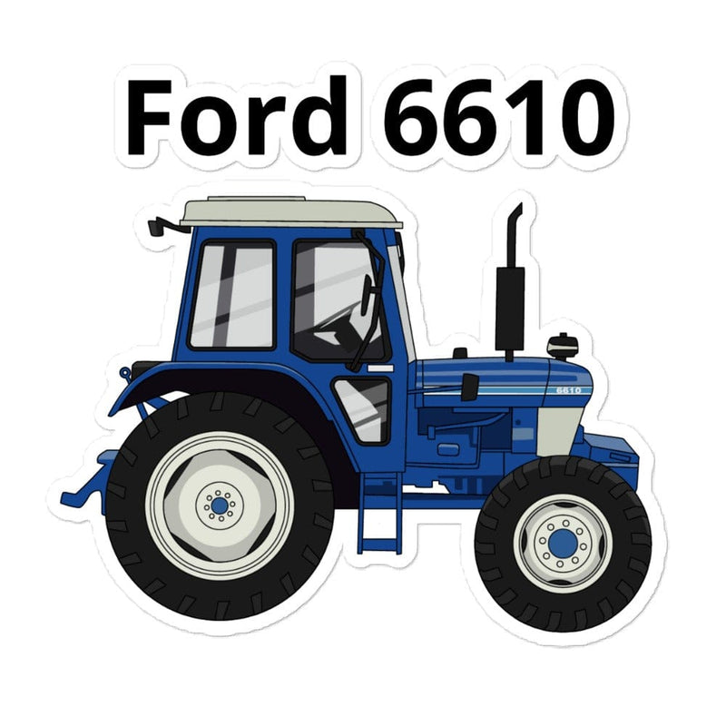 The Farmers Mugs Store 5.5″×5.5″ Ford 6610 Bubble-free stickers Quality Farmers Merch