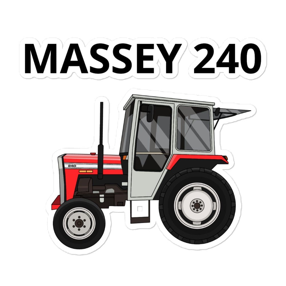 The Farmers Mugs Store 5.5″×5.5″ Massey Ferguson 240 Bubble-free stickers Quality Farmers Merch