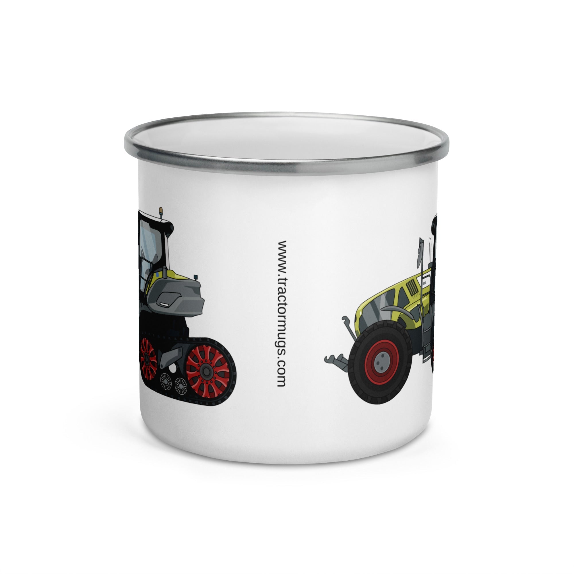 The Farmers Mugs Store Claas Axion 900 Enamel Mug Quality Farmers Merch