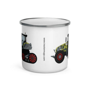 Claas Axion 900 Enamel Mug — design detail