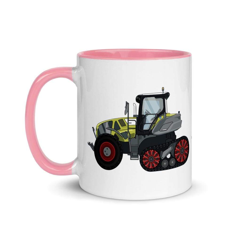 The Farmers Mugs Store Claas Axion 900 Terra Trac Mug with Color Inside Quality Farmers Merch