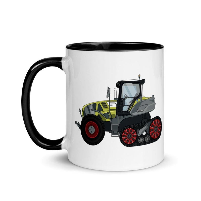 The Farmers Mugs Store Claas Axion 900 Terra Trac Mug with Color Inside Quality Farmers Merch