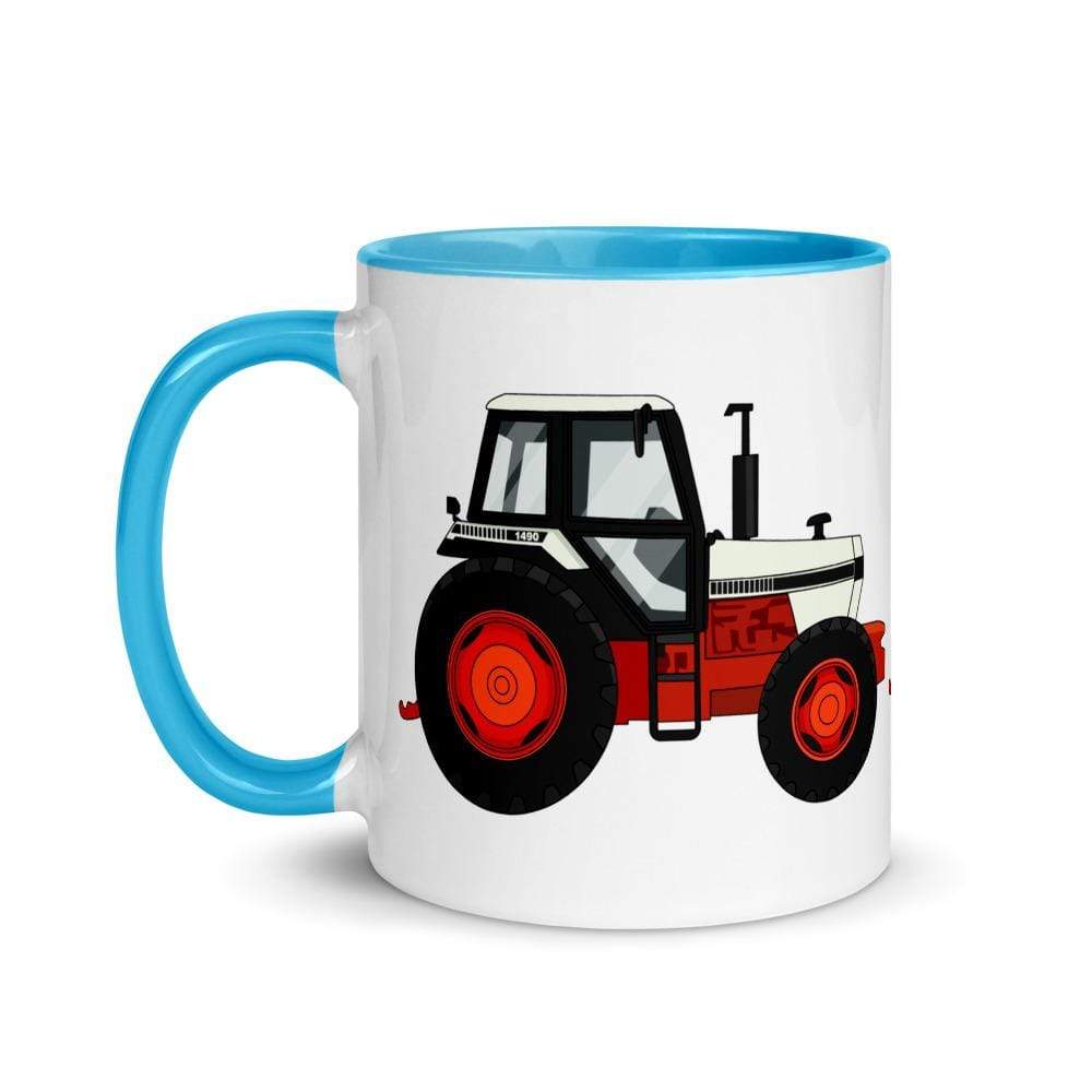 The Farmers Mugs Store David Brown 1490 4WD Mug with Color Inside Quality Farmers Merch