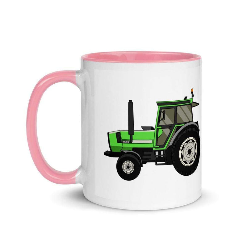 The Farmers Mugs Store Deutz DX 90 Mug with Color Inside Quality Farmers Merch