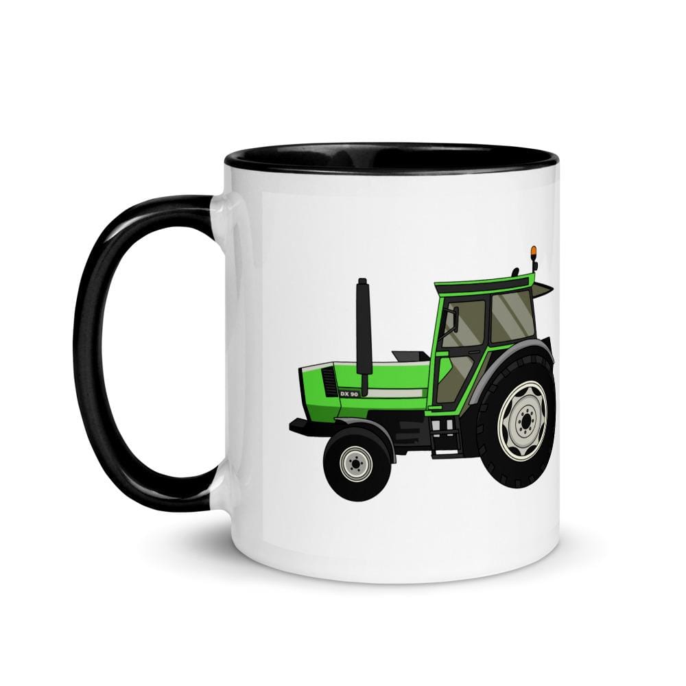 The Farmers Mugs Store Deutz DX 90 Mug with Color Inside Quality Farmers Merch