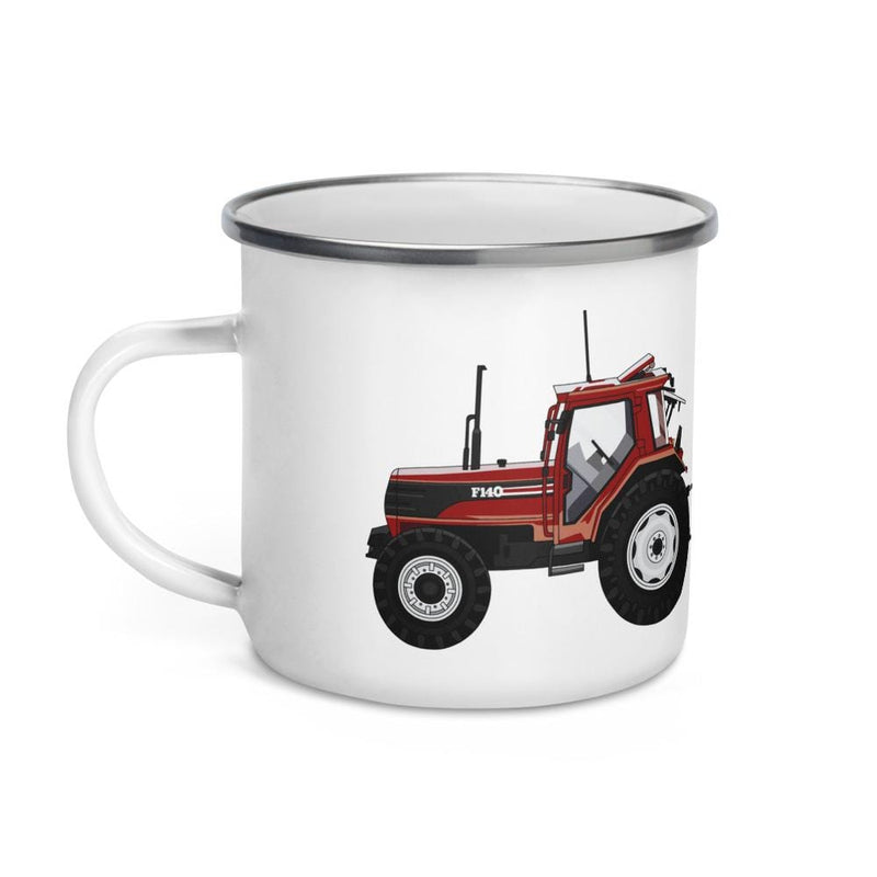 The Farmers Mugs Store FIAT F140 Turbo Enamel Mug Quality Farmers Merch