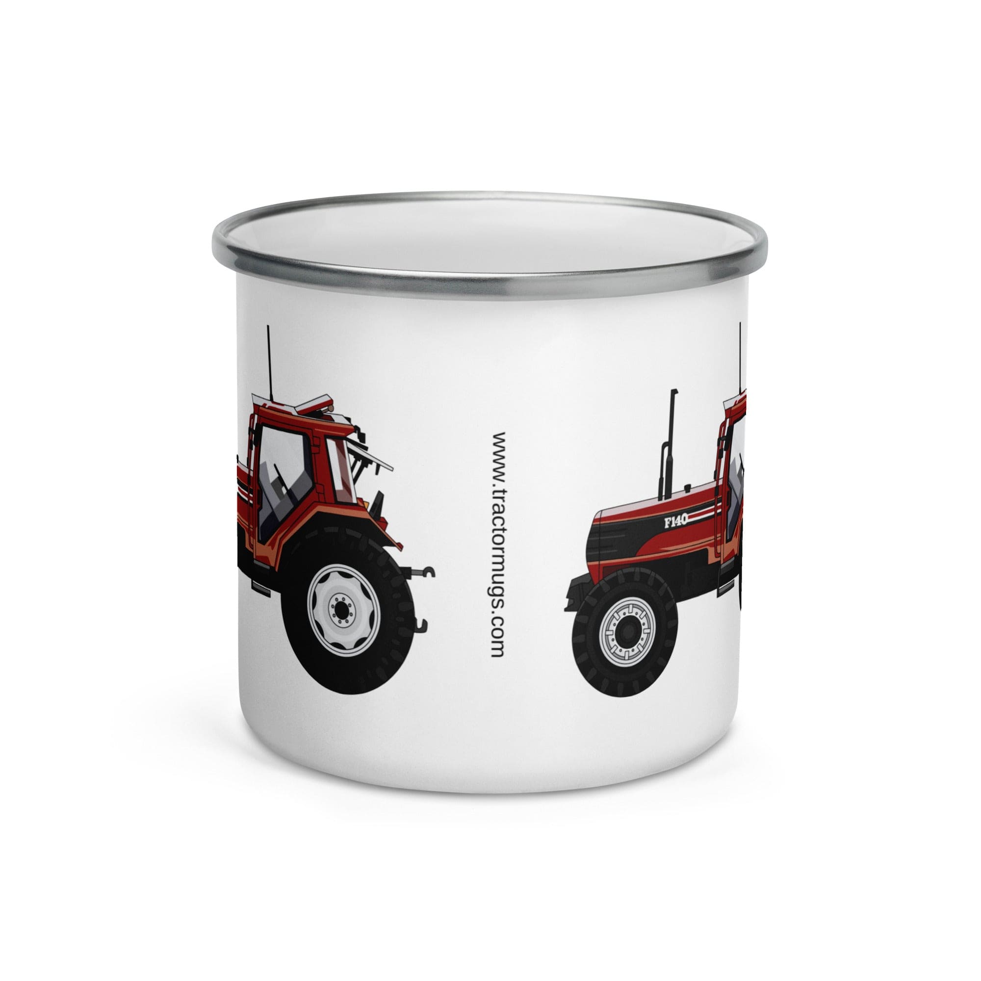 The Farmers Mugs Store FIAT F140 Turbo Enamel Mug Quality Farmers Merch