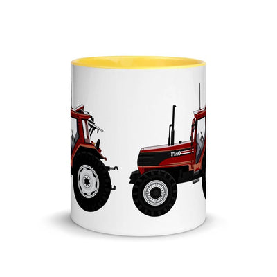 The Farmers Mugs Store FIAT F140 Turbo Mug with Color Inside Quality Farmers Merch