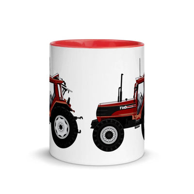 The Farmers Mugs Store FIAT F140 Turbo Mug with Color Inside Quality Farmers Merch