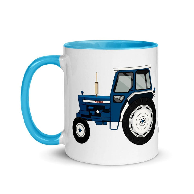 The Farmers Mugs Store Ford 4000 Mug with Color Inside Quality Farmers Merch