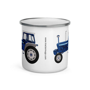 Ford 7000 Enamel Mug — design detail