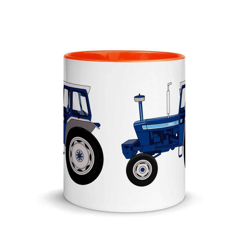 The Farmers Mugs Store Ford 7000 Mug with Color Inside Quality Farmers Merch