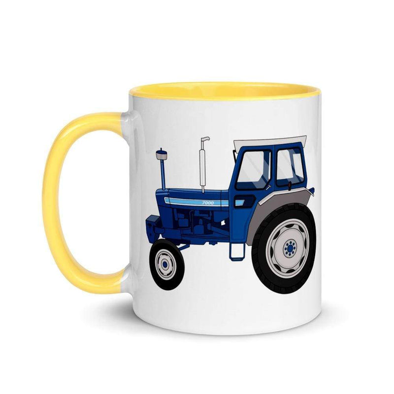 The Farmers Mugs Store Ford 7000 Mug with Color Inside Quality Farmers Merch