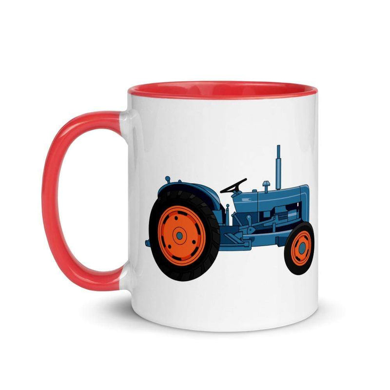 The Farmers Mugs Store Fordson Dexta Mug with Color Inside (1958) Quality Farmers Merch