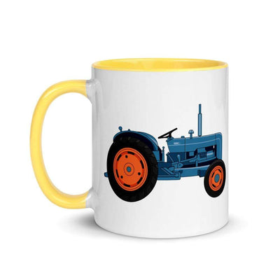 The Farmers Mugs Store Fordson Dexta Mug with Color Inside (1958) Quality Farmers Merch