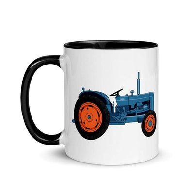 The Farmers Mugs Store Fordson Dexta Mug with Color Inside (1958) Quality Farmers Merch