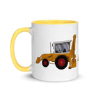 The Farmers Mugs Store JCB 3C Mug with Colour Inside (1975) Quality Farmers Merch