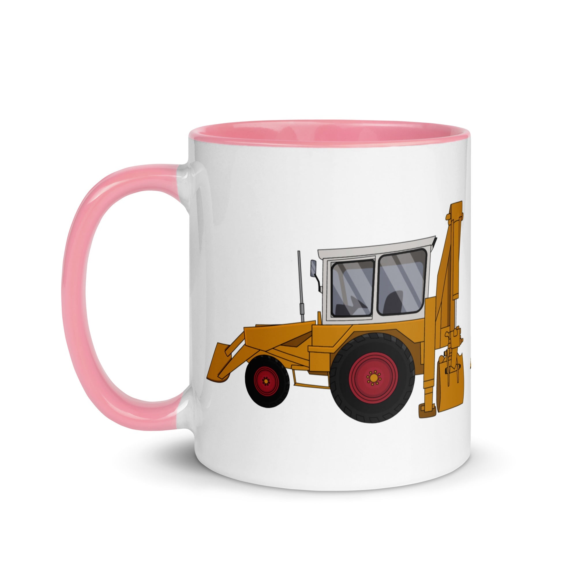 The Farmers Mugs Store JCB 3C Mug with Colour Inside (1975) Quality Farmers Merch