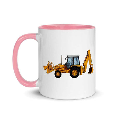 The Farmers Mugs Store JCB 3cx Turbo Mug with Color Inside (1990) Quality Farmers Merch