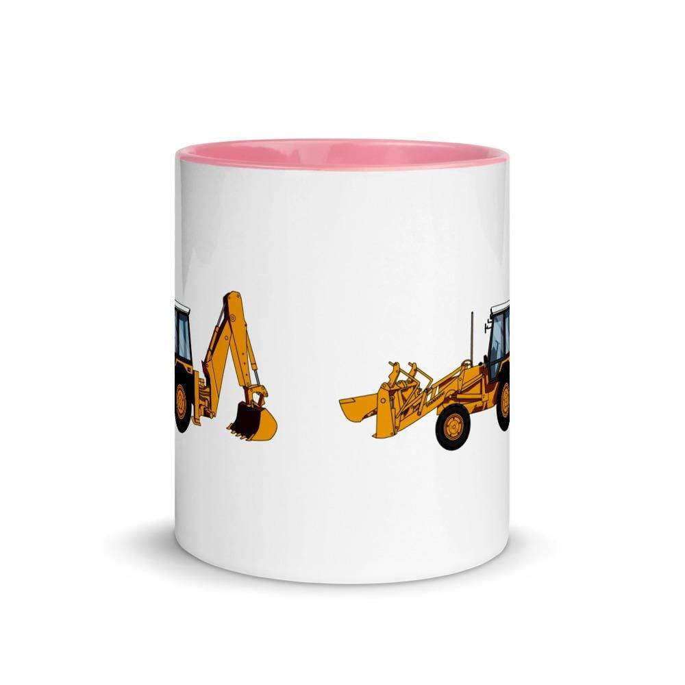 The Farmers Mugs Store JCB 3cx Turbo Mug with Color Inside (1990) Quality Farmers Merch