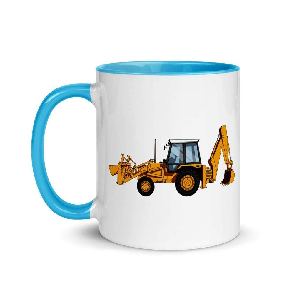 The Farmers Mugs Store JCB 3cx Turbo Mug with Color Inside (1990) Quality Farmers Merch