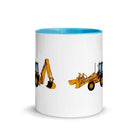 The Farmers Mugs Store JCB 3cx Turbo Mug with Color Inside (1990) Quality Farmers Merch