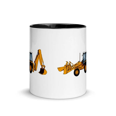 The Farmers Mugs Store JCB 3cx Turbo Mug with Color Inside (1990) Quality Farmers Merch