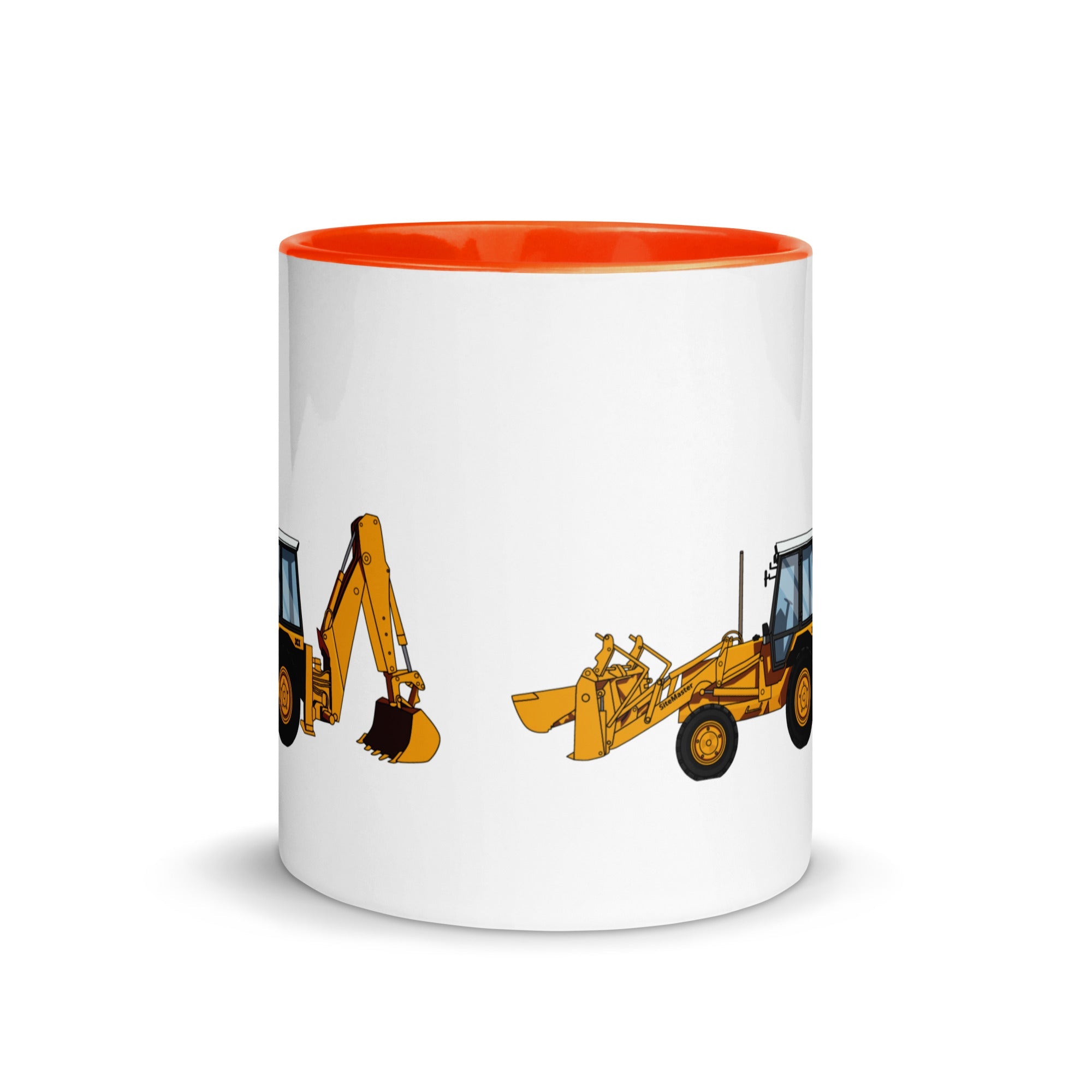 The Farmers Mugs Store JCB 3cx Turbo Mug with Color Inside (1990) Quality Farmers Merch