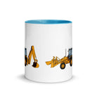 The Farmers Mugs Store JCB 3cx Turbo Mug with Color Inside (1990) Quality Farmers Merch